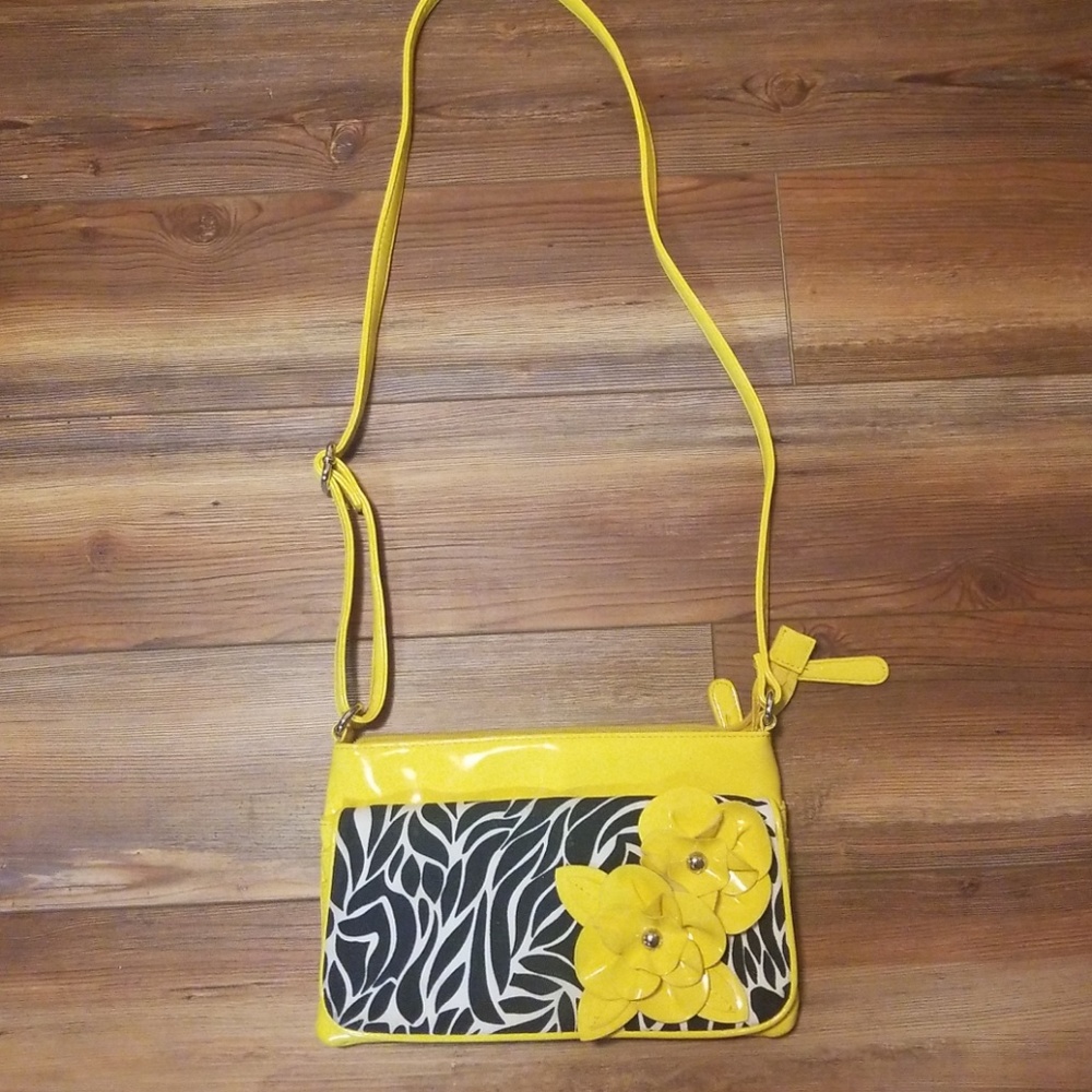 Bright yellow purse